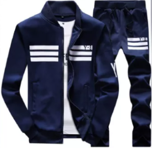 Y8 Blue Stylish Jacket with pant For Man