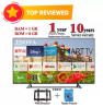 40'' ( RAM-1 GB,ROM - 8 GB ) Inova Smile Android/ Smart HD LED TV 4K SUPPORTED - Black