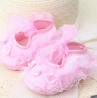 Baby Girsl Sequins Princess Shoes Newborn Baby Girl Crib Shoes Soft Sole Prewalker Anti-slip Sneaker