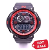 LASIKA W-H9013 Water proof 30m Silicon Watch for Men With Box - RED