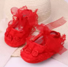 Princess Party Lace Floral Soft Sole Crib Shoes Newborn Baby Girl Shoes Anti-slip Sneaker Prewalker 