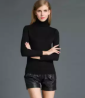 Women’s High neck sweater (black)