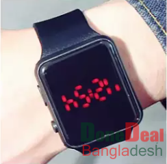 1pcs Square LED Water Resistance LED Wrist Watch