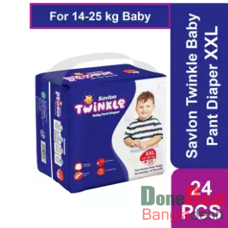 Baby Pant Diaper XXL 24 Pieces