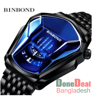 BINBOND Quartz men's watch trend market watch style locomotive concept watch-men