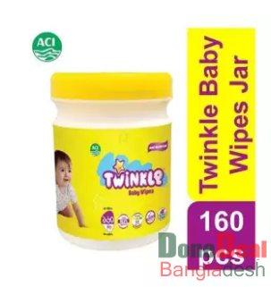 Twinkle_Baby Wipes Jar 160pcs