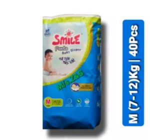 Smile Baby Diaper Pant M (7-12)kg - 40pcs