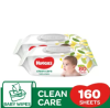 Huggies Baby Wipes Clean Care (80's x 2 Packs)