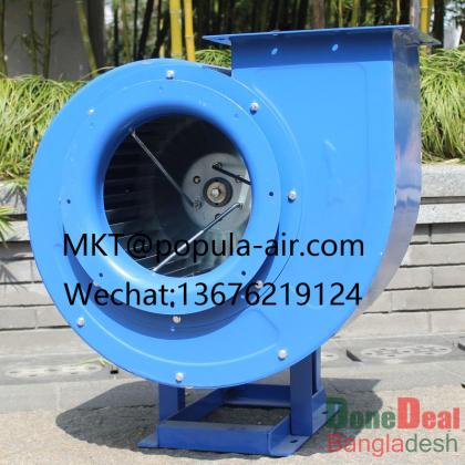 POPULA multi wing centrifugal fan 11-62 A equipped with electrostatic oil fume purifier to exhaust kitchen oil fume