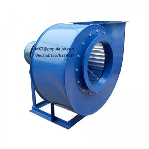 POPULA multi wing centrifugal fan 11-62 A equipped with electrostatic oil fume purifier to exhaust k