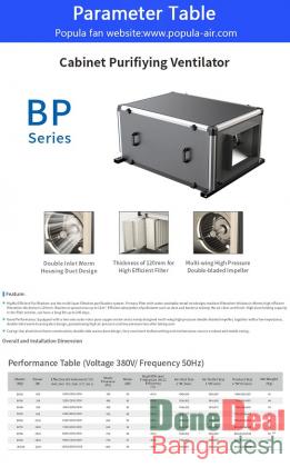 POPULA BP Series Cabinet Purifiying Ventilator Fan